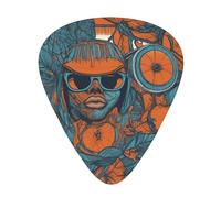 LLKGOT Púa de guitarra mutante con gafas, 12 piezas con tres combinaciones de púas de grosor adecuadas para bajo y ukelele