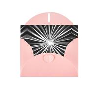 LLKGOT Tarjeta de felicitación con imagen de un rayo de luz, papel nacarado de alta calidad, diseño de efecto perla de doble cara