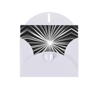 LLKGOT Tarjeta de felicitación con imagen de un rayo de luz, papel nacarado de alta calidad, diseño de efecto perla de doble cara