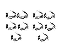 LLKOZN 10 micrófonos universales para guitarra acústica negra con contacto piezoeléctrico