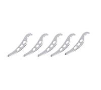LLKOZN 5X Inoxidable Acero Gua Sha Guasha Placa Masajeador Herramienta Rascador Terapia Física Músculo Suelto Meridiano Masajeador Máquina Spa Board Tool