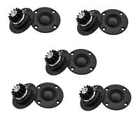 LLKOZN Tweeter Altavoz 6 Ohm 30W HiFi Película de Seda de Cúpula Blanda Altoparlante Neodimio Disipador de Dentado 10 Pcs