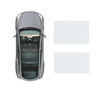 LLL6zzzK Coche Tragaluz Parasol Cortina para Peugeot 2007 1007,Parasol Magnético para Techo Corredizo de Coche Malla Transpirable,A-Gray White Regular Style