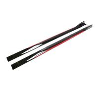 LLL6zzzK Faldones Laterales del Coche para Ford C-MAX II 2010-2015 2016 2017 2018 2019,Side Faldón Extensiones Exterior Difusores de Labios Accesorios Decorativos,A-Gloss Black-Red