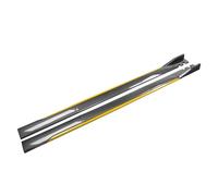 LLL6zzzK Faldones Laterales del Coche para Ford KA+ Hatchback 2016 2017 2018 2019 2020 2021,Side Faldón Extensiones Exterior Difusores de Labios Accesorios Decorativos,B-Carbon Look-Yellow