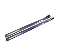LLL6zzzK Faldones Laterales del Coche para Mitsubishi ASX II 2023 2024 2025,Side Faldón Extensiones Exterior Difusores de Labios Accesorios Decorativos,B-Carbon Look-Blue