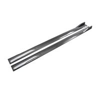 LLL6zzzK Faldones Laterales del Coche para Mitsubishi ASX II 2023 2024 2025,Side Faldón Extensiones Exterior Difusores de Labios Accesorios Decorativos,B-Carbon Look-Black