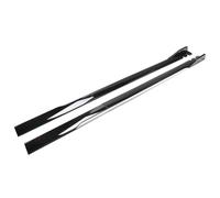 LLL6zzzK Faldones Laterales del Coche para Mitsubishi ASX II 2023 2024 2025,Side Faldón Extensiones Exterior Difusores de Labios Accesorios Decorativos,A-Gloss Black-White