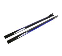 LLL6zzzK Faldones Laterales del Coche para Opel Karl 2015 2016 2017 2018 2019,Side Faldón Extensiones Exterior Difusores de Labios Accesorios Decorativos,A-Gloss Black-Blue