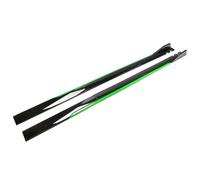 LLL6zzzK Faldones Laterales del Coche para Opel Signum Hatchback 2005 2006 2007 2008,Side Faldón Extensiones Exterior Difusores de Labios Accesorios Decorativos,A-Gloss Black-Green