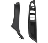 LLL6zzzK Juego de Manijas de Puerta Interior para BMW F10 F18 F11 520 523 525,Accesorios Manijas Puerta Interior Coche Interior,B/RHD Black 2pcs