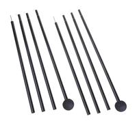 LLLmhuaa 2 lonas de refugio de jardinería, barras de hierro ajustables, peso ligero, toldo de playa, tienda de campaña para camping, senderismo, longitud ajustable, toldo al aire libre