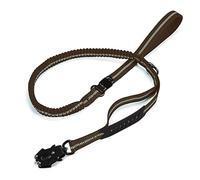 LLLmhuaa Cinturón de seguridad para mascotas con cuerda elástica de absorción de golpes, correa elástica para perro con mosquetones fuertes para varias razas, correa de perro ajustable para