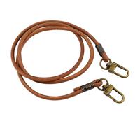 LLLmhuaa Correa de hombro de repuesto con hebilla de 40/60/80/120 cm, banda redonda, bolsa cruzada, bolsa de mano, accesorios de cuero, Hebilla de bronce, One Size