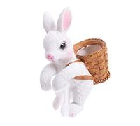 LLLmhuaa Decoración para acuario, paisajismo, valla, colgador, estatuas, accesorios, exquisitos dibujos animados, adorno para cachorros que escapan