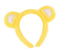 LLLmhuaa Diadema de orejas de oso peludo con diseño ajustable para niños y mujeres, accesorio de pelo de felpa suave para uso diario o fiestas