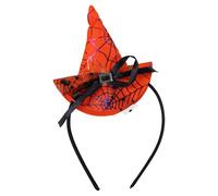 LLLmhuaa Diadema de sombrero de bruja para adultos, disfraz de fiesta de cosplay, gorro de mago, diadema de día festivo, accesorios de disfraz de Halloween, accesorio para el cabello de Halloween