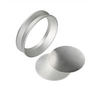 LLLmhuaa Herramienta dosificadora de anillos de café, herramienta de extracción de máquinas de metal, accesorios de embudo de filtro