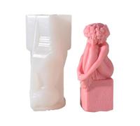 LLLmhuaa Moldes de silicona para madres e hijos, hechos a mano, resina epoxi, fondant, chocolate, caramelos, madre e hijos, moldes de silicona para hacer