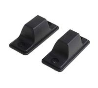 LLLucky 1 par de Almohadillas de plástico de Repuesto para Equipaje con Perno para Bolsas de Equipaje, Soporte para Maleta, pies, Negro