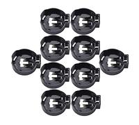 LLLucky 10 PCS Negro CR2477 Botón de celda de Moneda Soporte de zócalo de batería para batería de botón de 3V