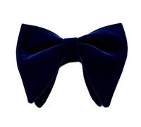 LLLucky Pajarita Hecha a Mano preatada de Doble Capa Vintage de Terciopelo para Hombre Color sólido con Purpurina F