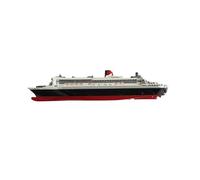 Lllunimon 1/1400 Queen Mary II Ship Model Alloy Cruise Ship Models para colección Ornaments Toy Gifts