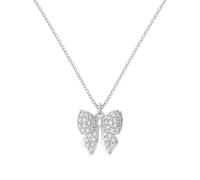 Lllunimon 18K Dainty Mariposa Joyería Set para Mujeres, 5A Cubic Zirconia Mariposa Pendientes Collar Anillo Set, Infinito Forever Love Knot Joyería Regalos para Ella,Necklaces