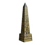 Lllunimon Antigua Figura De Obelisco Egipcio, Artesanía De Resina Edificios De Fama Mundial Estatua Decoración del Hogar Adornos Regalos,S