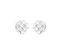 Lllunimon Pendientes de plata esterlina Shikan S925, forma de croissant baguette, accesorios texturizados, estilo sencillo Regalos de uso diario para ella,A