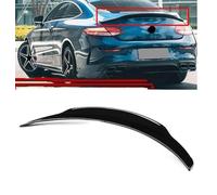 LLLyyyJ Coche Alerón Trasero para Mercedes Benz W205 C205 Coupe C200 C300 C63 2017 2018 2019-2021,Aleron para Maletero ala del Techo Coche Tuning Accesorios.