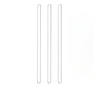 LLMWFA 10 varillas agitadoras de vidrio borosilicato 6/8/10/12/16 pulgadas, agitador laboratorio, barras redondas for experimentos(0.2x10inch)