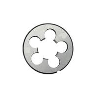LLMWFA 3 piezas de troqueles rosca HSS redondos métricos, herramienta corte, troquel derecha acero aleación M1-M13(M12x0.5)