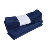 LLMWFA 6 servilletas de mesa de tela de 18.0 x 12.0 in, paño de cocina, uso diario, juego reutilizables para cenas familiares(Blue)