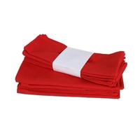 LLMWFA 6 servilletas de mesa de tela de 18.0 x 12.0 in, paño de cocina, uso diario, juego reutilizables para cenas familiares(Red)