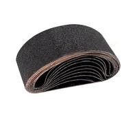 LLMWFA Bandas de lijado abrasivas for pulir piedra, bandas 610 x 100 mm, banda carburo silicio tela dura P24-400, 7 piezas(100)