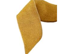 LLMWFA Cinta de tela gamuza terciopelo 50 yardas x 40 mm, cinta for accesorios bricolaje for manualidades boda, ramos poliéster(Tawny)