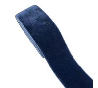 LLMWFA Cinta de terciopelo una sola cara azul marino, cinta premium 5 25 100 200 300 yardas, for hacer lazos 6-25 mm ancho(25mm x 25yards)