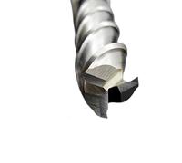 LLMWFA Cortador de fresas HSS 2, 3 y 4 flautas, cortador molino Metal D1-50mm, fresa extremo recto alta precisión, 1 ud(21MM*3)