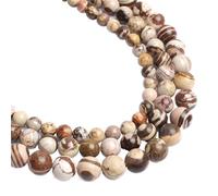 LLMWFA Cuentas de jaspes cebra, cuentas piedra natural mate mate/pulido blanco negro verde rojo gris azul, espaciadoras 4-12 mm(Green,6mm x 61)