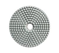 LLMWFA Disco de molienda Flexible de 5 uds., almohadillas de pulido de diamante secas/húmedas de 5 pulgadas, discos de lijado for piedra de hormigón de mármol de granito(50)
