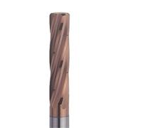 LLMWFA Escariador de máquina 4 flautas, escariador sujeción CNC en espiral/recto carburo, herramienta corte 3,41-3,49,51-3,59,91-3,99mm, 1 ud(White,3.98X25X50mmX4)