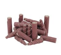 LLMWFA Juego de 48 conos lijado en forma cilindro, cabezal papel lija abrasivo con vástago 1/4'', surtido puertos motor(48mm)