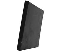 LLMWFA Lámina elástica de poliuretano negro, panel industrial de plástico con amortiguación de PU for proyectos de bricolaje.(200 * 500 * 4MM)