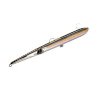 LLMWFA Leurre Artificial Tipo lápiz de 205/180/160mm, señuelo Flotante/hundido fundición Larga Stylo con Aguja, Pesca Carpa 18~36G(Grey,205mm x 31)
