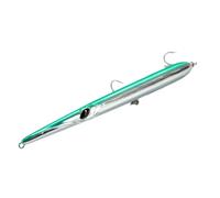 LLMWFA Leurre Artificial Tipo lápiz de 205/180/160mm, señuelo Flotante/hundido fundición Larga Stylo con Aguja, Pesca Carpa 18~36G(Green,205mm x 31)