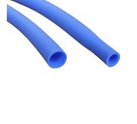 LLMWFA Manga de Cable Flexible 1.7:1 Blanco Azul Negro Amarillo Gris, Φ0.8mm-55mm 200℃ Tubo termorretráctil Silicona Alta Temperatura 1M(Blue,1mm)