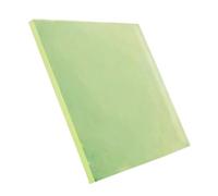 LLMWFA Panel de poliuretano de tablero plástico, almohadilla amortiguadora de PU elástica de alta elasticidad, lámina amarilla transparente, 1 pieza(300 * 300 * 15MM)