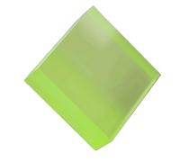 LLMWFA Panel de poliuretano de tablero plástico, almohadilla amortiguadora de PU elástica de alta elasticidad, lámina amarilla transparente, 1 pieza(200 * 200 * 100MM)