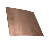 LLMWFA Placa industrial de lámina de cobre rectangular, 1 pieza, placa cuadrada de cobre de alta pureza for proyectos de bricolaje.(200 * 300 * 0.5MM)